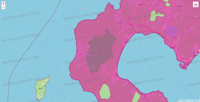 北海道のイオンネットスーパーのエリア地図