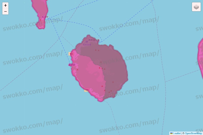 北海道のイオンネットスーパーのエリア地図