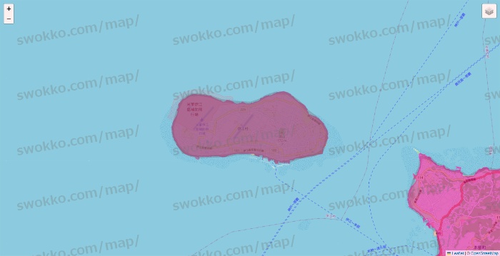 沖縄県のイオンネットスーパーのエリア地図
