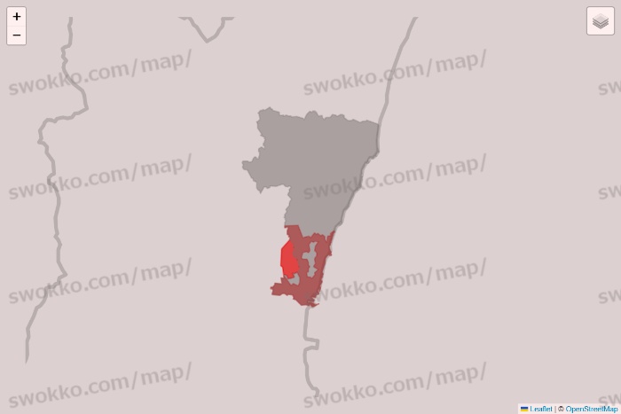 茨城県のBeisia（ベイシア）ネットスーパーのエリア地図