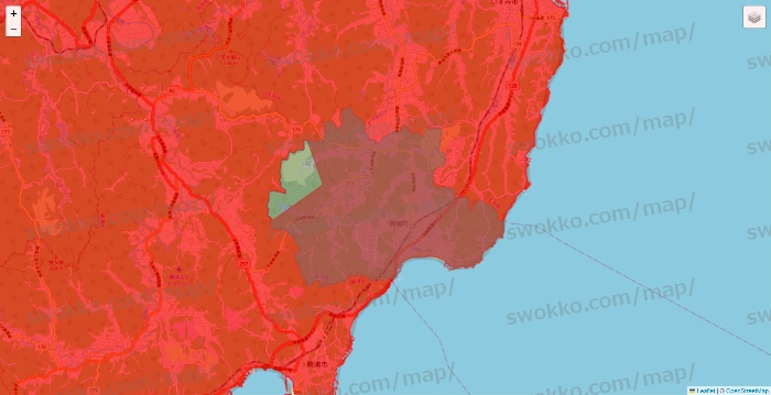 千葉県の出前館のエリア地図