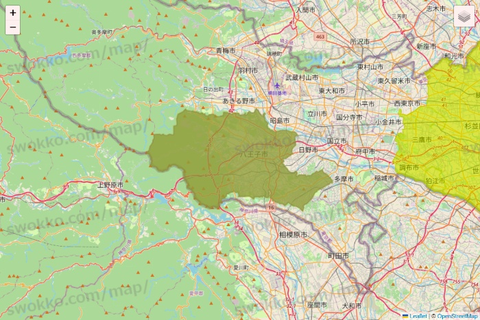 東京都のGreen Beans（グリーンビーンズ）のエリア地図