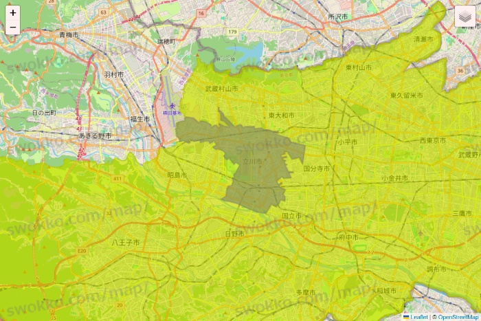 東京都のGreen Beans（グリーンビーンズ）のエリア地図