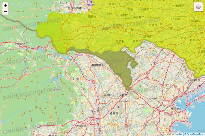 東京都のGreen Beans（グリーンビーンズ）のエリア地図