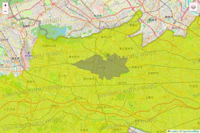 東京都のGreen Beans（グリーンビーンズ）のエリア地図