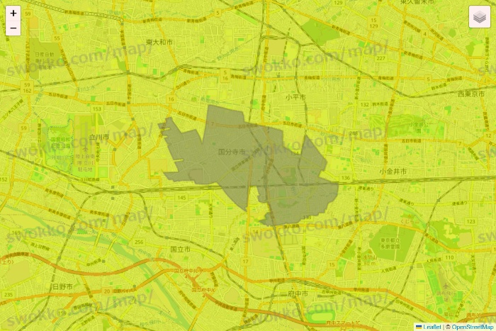 東京都のGreen Beans（グリーンビーンズ）のエリア地図