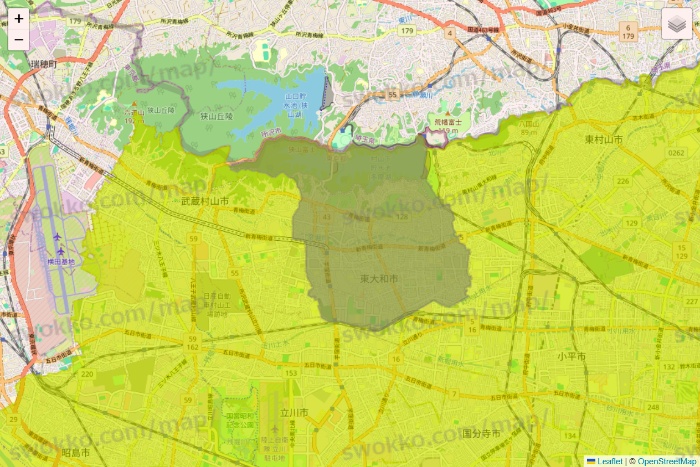 東京都のGreen Beans（グリーンビーンズ）のエリア地図