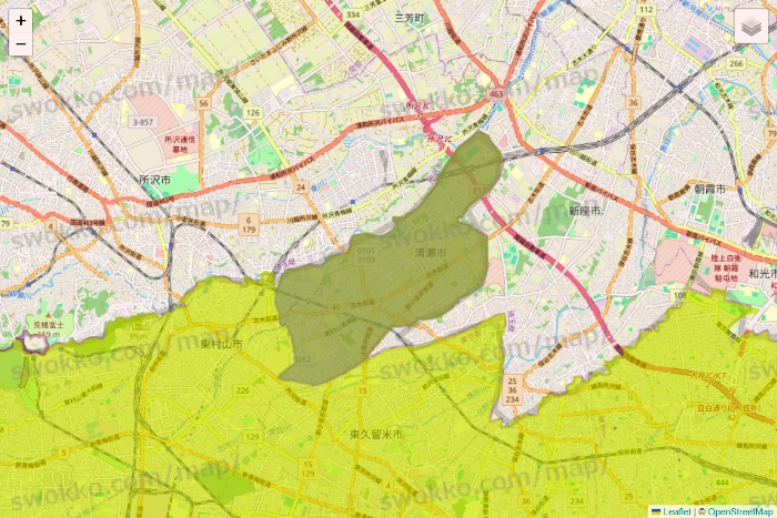 東京都のGreen Beans（グリーンビーンズ）のエリア地図