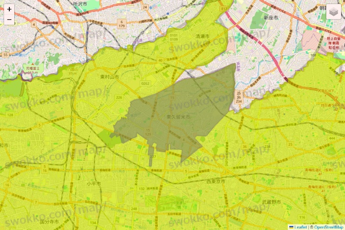 東京都のGreen Beans（グリーンビーンズ）のエリア地図