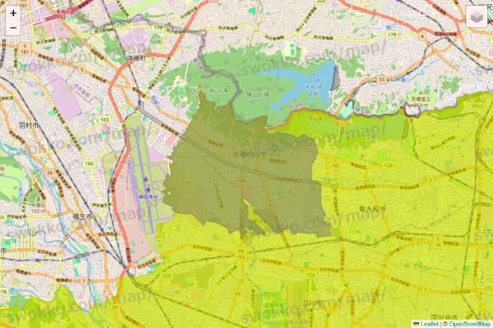 東京都のGreen Beans（グリーンビーンズ）のエリア地図