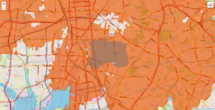愛知県のOniGO（オニゴー）のエリア地図