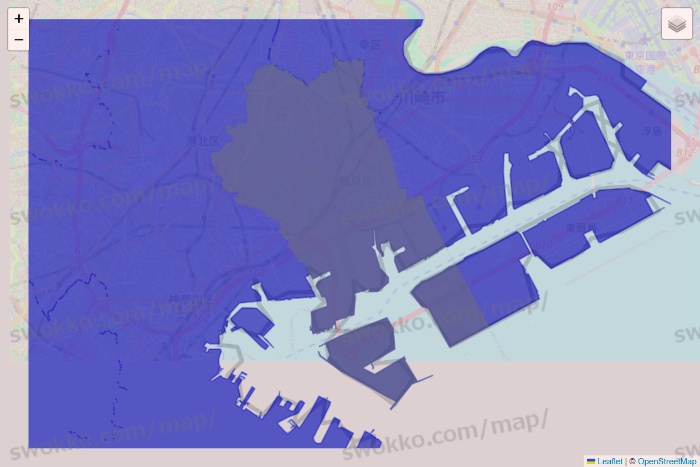 神奈川県のRocket Now（ロケットナウ）のエリア地図