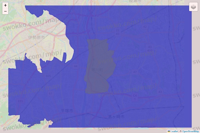 神奈川県のRocket Now（ロケットナウ）のエリア地図