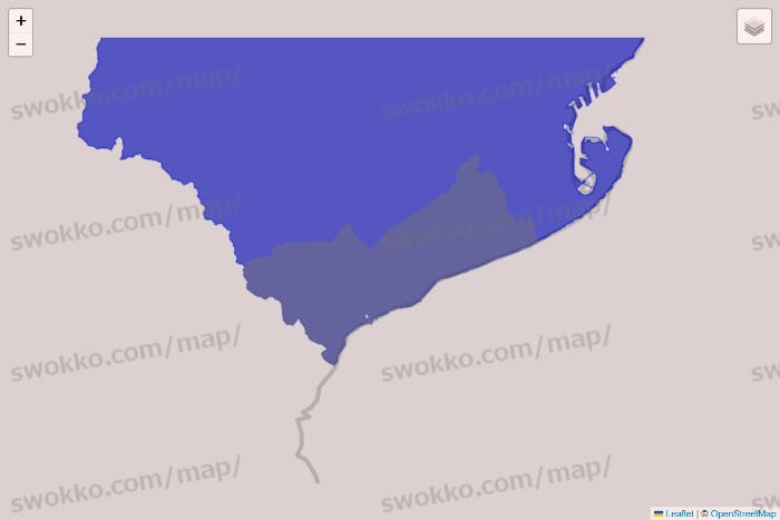 静岡県のRocket Now（ロケットナウ）のエリア地図