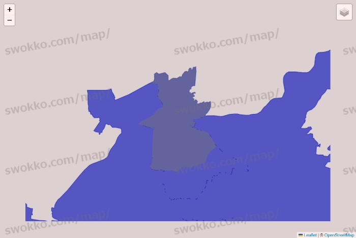 愛知県のRocket Now（ロケットナウ）のエリア地図