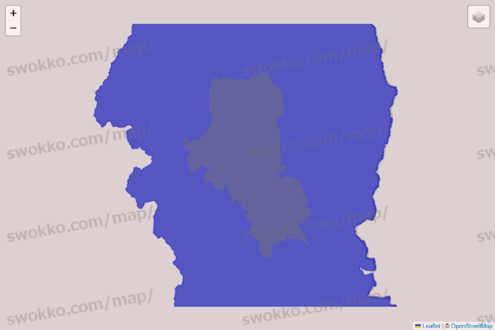 京都府のRocket Now（ロケットナウ）のエリア地図