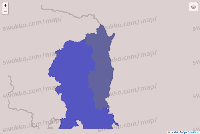 京都府のRocket Now（ロケットナウ）のエリア地図