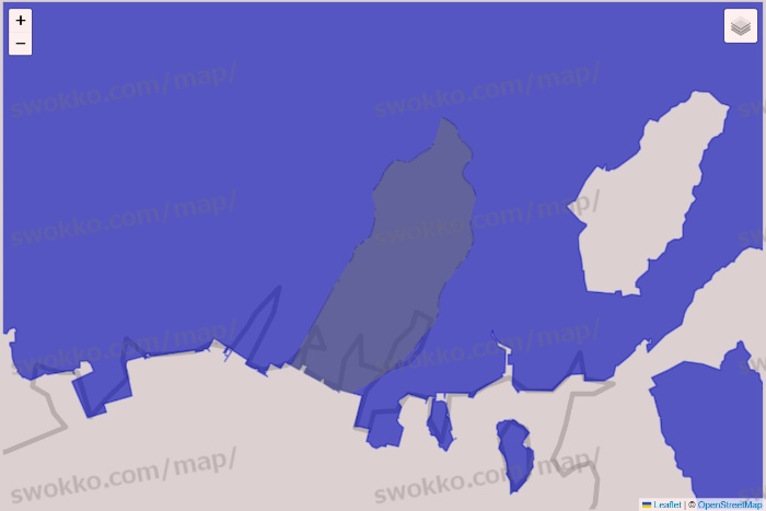 広島県のRocket Now（ロケットナウ）のエリア地図