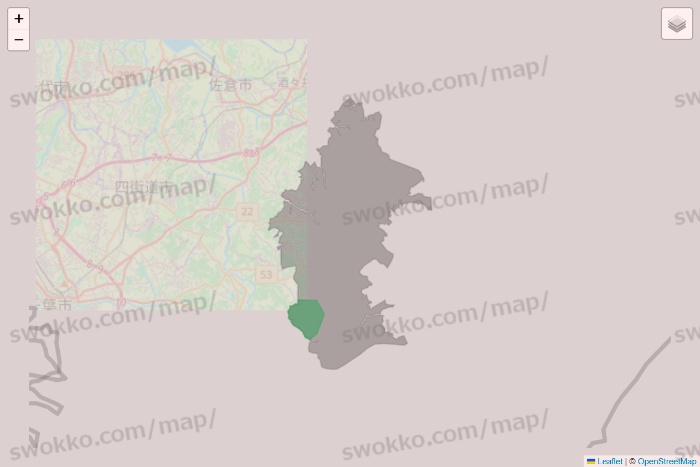千葉県のサミットネットスーパーのエリア地図