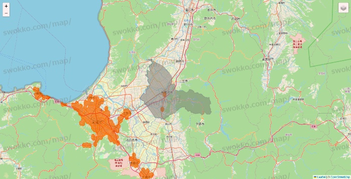北海道の7NOW（セブンナウ）のエリア地図