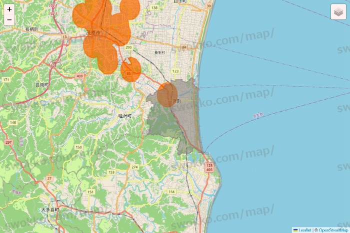 千葉県の7NOW（セブンナウ）のエリア地図