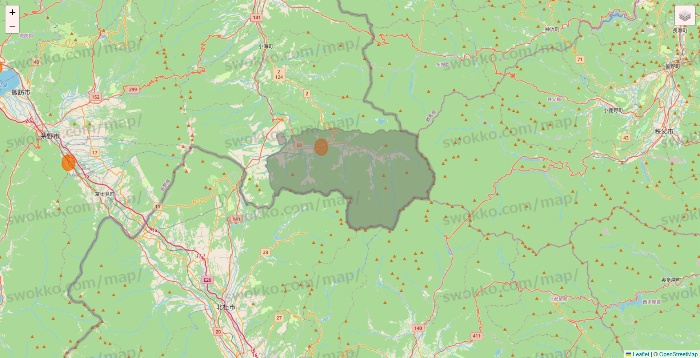 長野県の7NOW（セブンナウ）のエリア地図