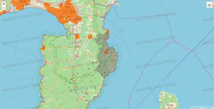 静岡県の7NOW（セブンナウ）のエリア地図