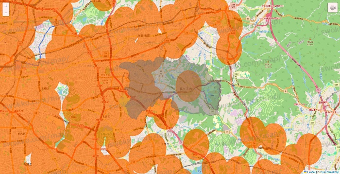 愛知県の7NOW（セブンナウ）のエリア地図