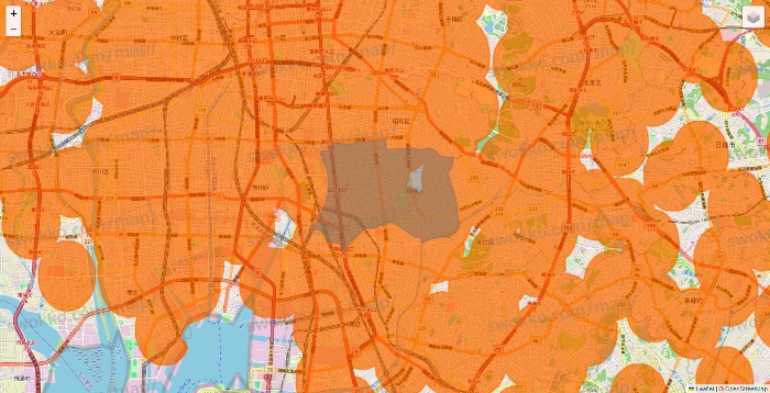 愛知県の7NOW（セブンナウ）のエリア地図