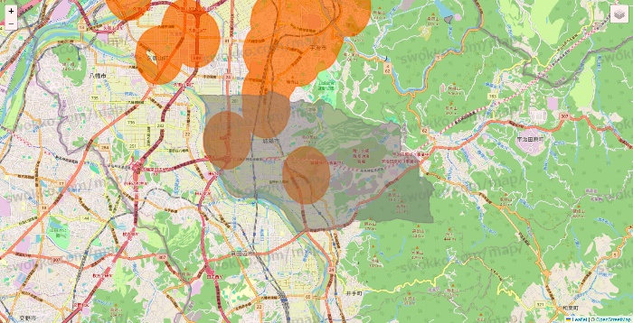 京都府の7NOW（セブンナウ）のエリア地図