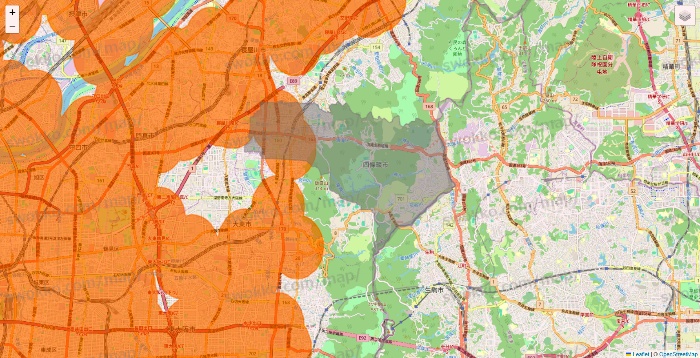 大阪府の7NOW（セブンナウ）のエリア地図