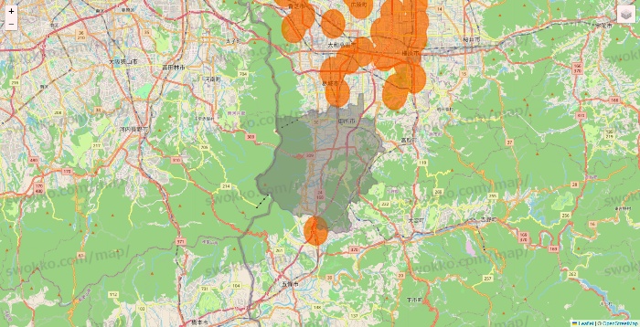 奈良県の7NOW（セブンナウ）のエリア地図