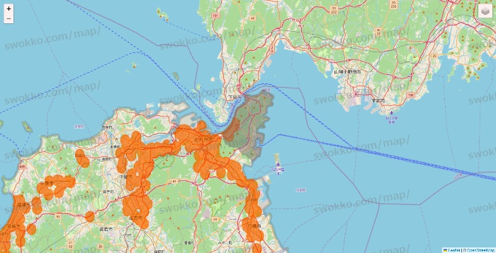 福岡県の7NOW（セブンナウ）のエリア地図