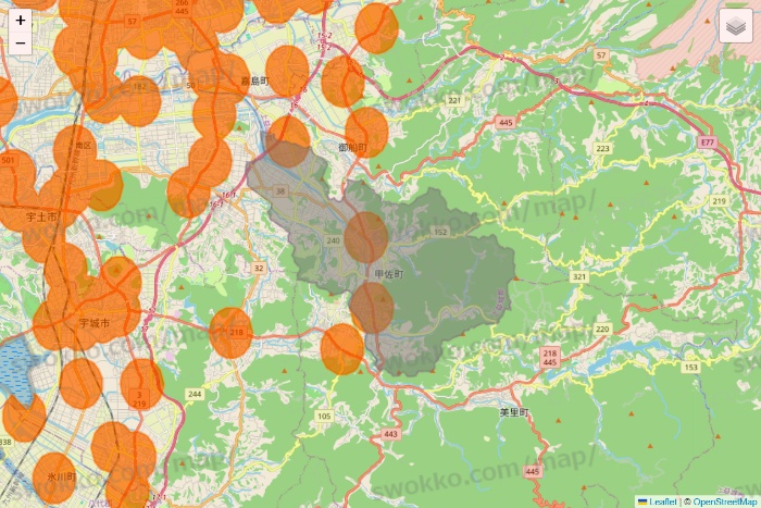 熊本県の7NOW（セブンナウ）のエリア地図