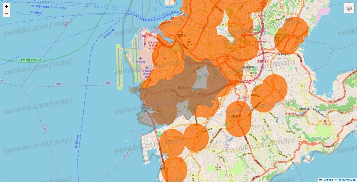 沖縄県の7NOW（セブンナウ）のエリア地図