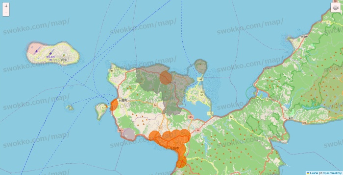 沖縄県の7NOW（セブンナウ）のエリア地図