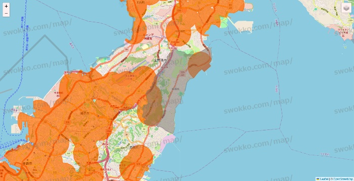 沖縄県の7NOW（セブンナウ）のエリア地図