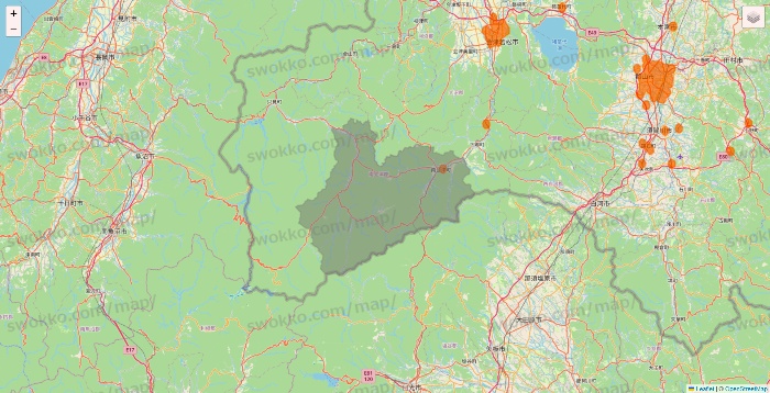 福島県の7NOW（セブンナウ）のエリア地図