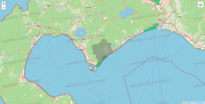 北海道のUber Eats（ウーバーイーツ）のエリア地図