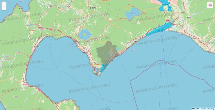 北海道のWolt（ウォルト）のエリア地図