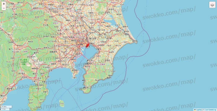千葉県のYahoo!マートのエリア地図