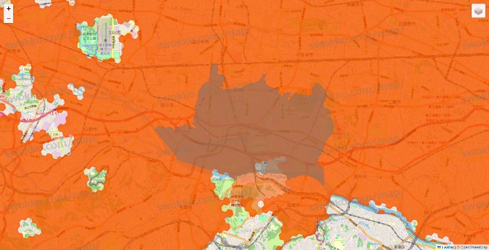 東京都のクイックマートのエリア地図