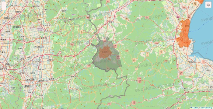三重県のクイックマートのエリア地図