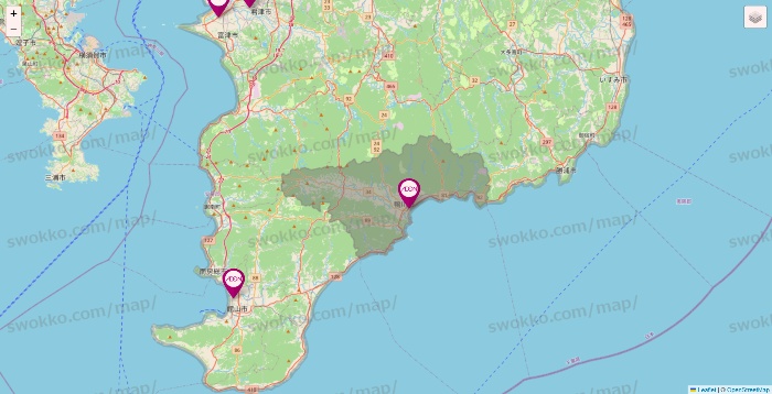 千葉県のイオンの店舗地図