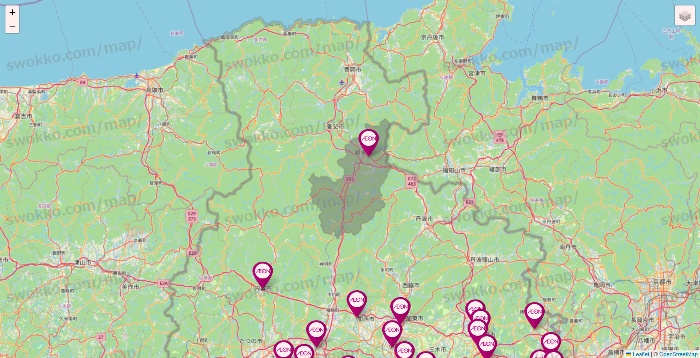 兵庫県のイオンの店舗地図