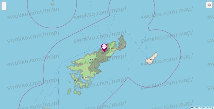 鹿児島県のイオンの店舗地図
