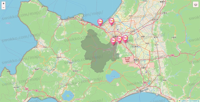 北海道の愛の家の施設地図