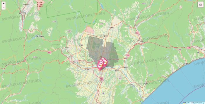 北海道の愛の家の施設地図