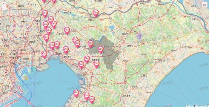 千葉県の愛の家の施設地図