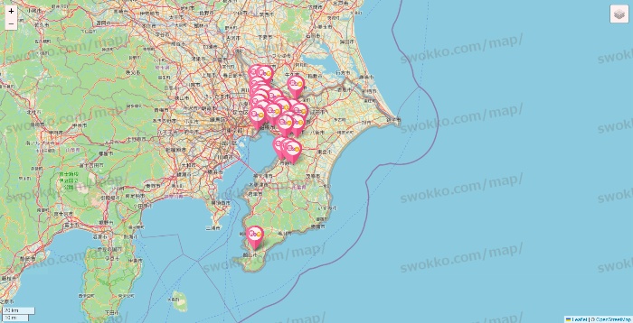 千葉県の愛の家の店舗地図